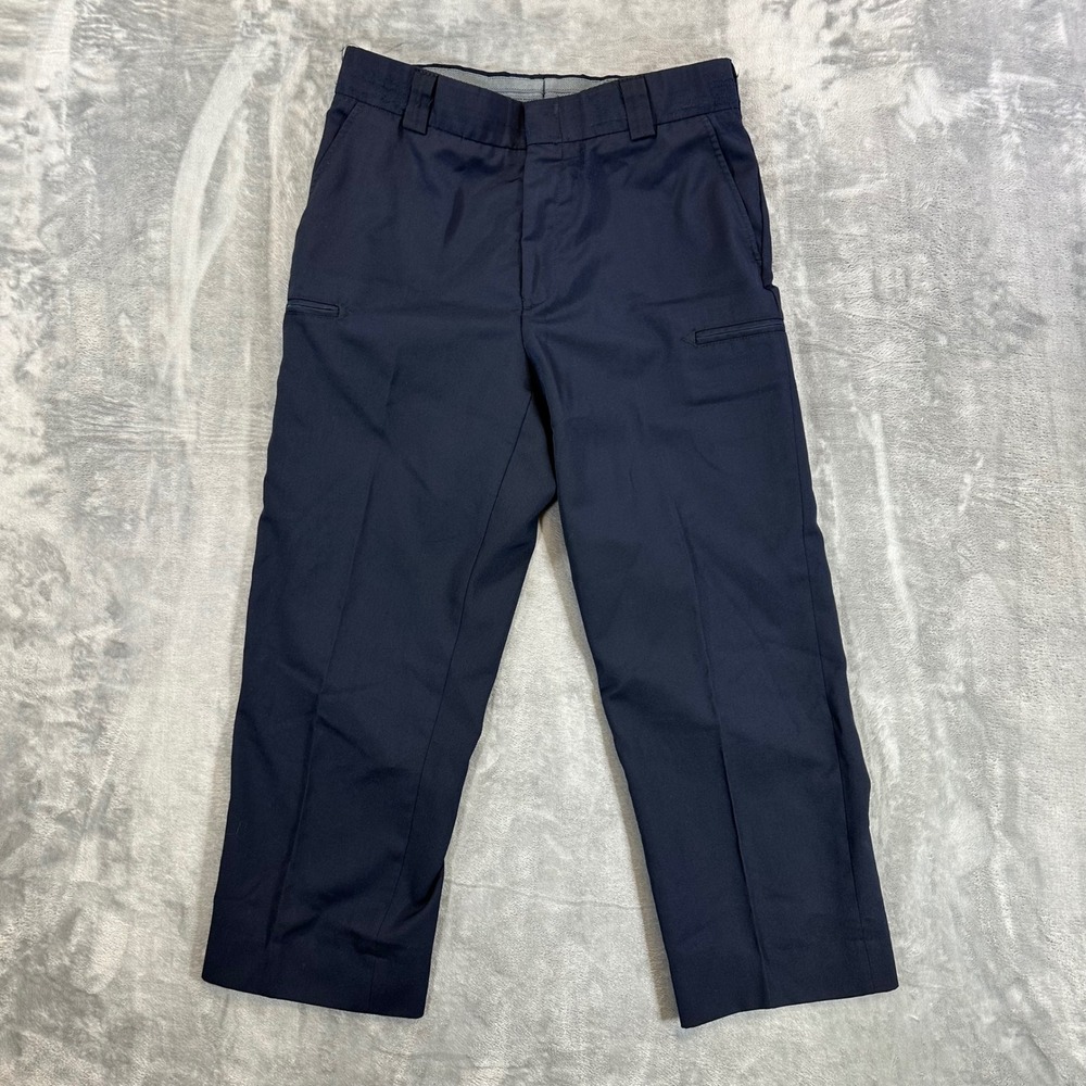 Blauer Tactical Uniform Pants Mens Size 36x28 Dark Navy Wool Blend Workwear